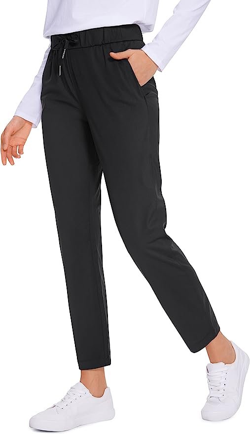 CRZ YOGA Womens 4-Way Stretch Ankle Golf Pants