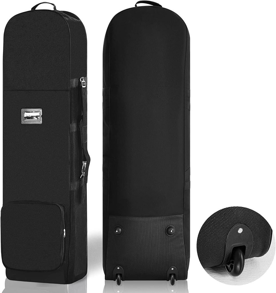 DAREKUKU Padded Golf Travel Bags with Wheels