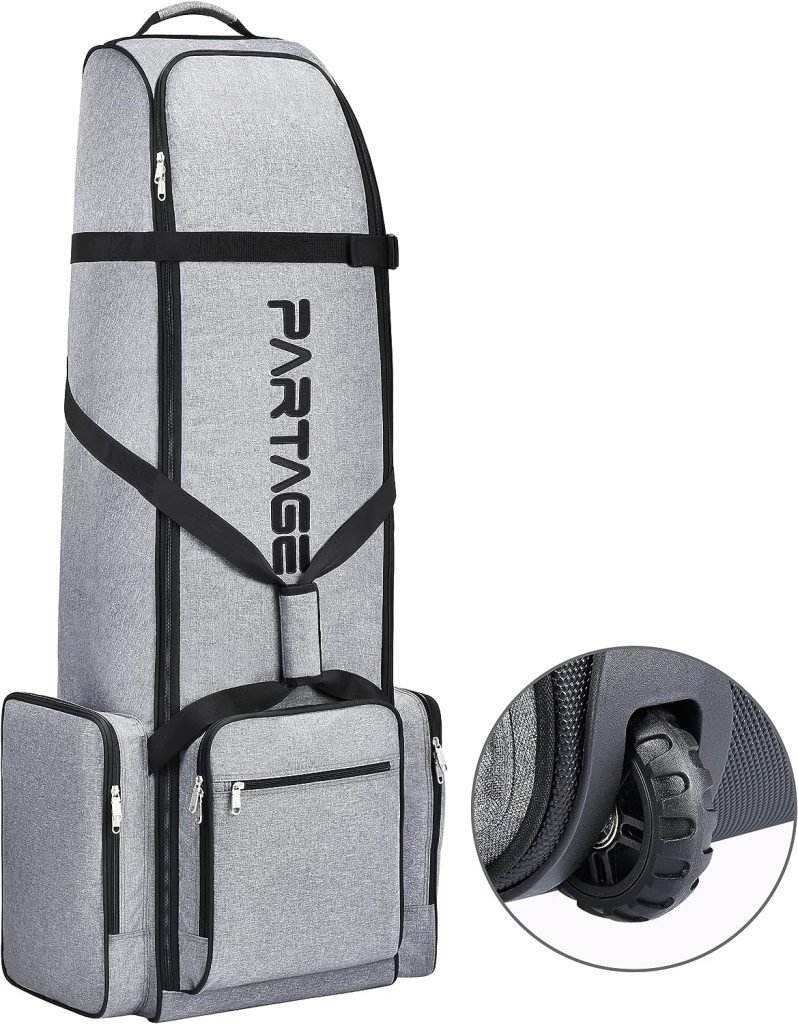 Partage Golf Travel Bag with Wheels for Airlines